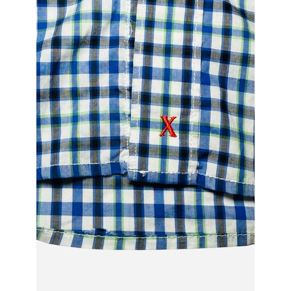 Robert Graham Mens L Gingham Check Short Sleeve Button Down Shirt Tailored Fit - Picture 9 of 12